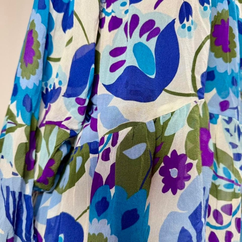 Reformation Retro Floral Babydoll Dress – Size M - Picture 8 of 8
